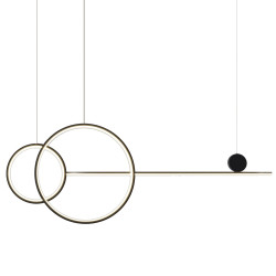 Lampa wisząca czarna NEW AGE LED 120