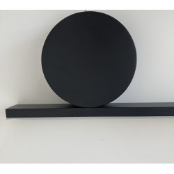 Pozioma Lampa wisząca NEW AGE LED czarna 120 nad stół Pozioma Lampa wisząca NEW AGE LED czarna 120 nad stół