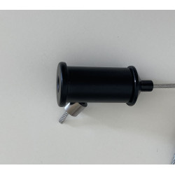 Pozioma Lampa wisząca NEW AGE LED czarna 120 nad stół Pozioma Lampa wisząca NEW AGE LED czarna 120 nad stół