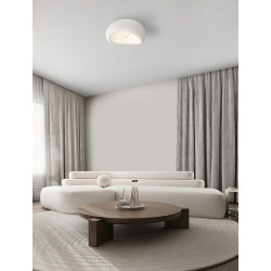 Plafon WABI BIAŁY lampa do przedpokoju sypialni boho japandi Plafon WABI BIAŁY lampa do przedpokoju sypialni boho japandi