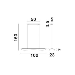 Duża lampa wisząca Light Long bezbarwny długi klosz nad stół Duża lampa wisząca Light Long bezbarwny długi klosz nad stół