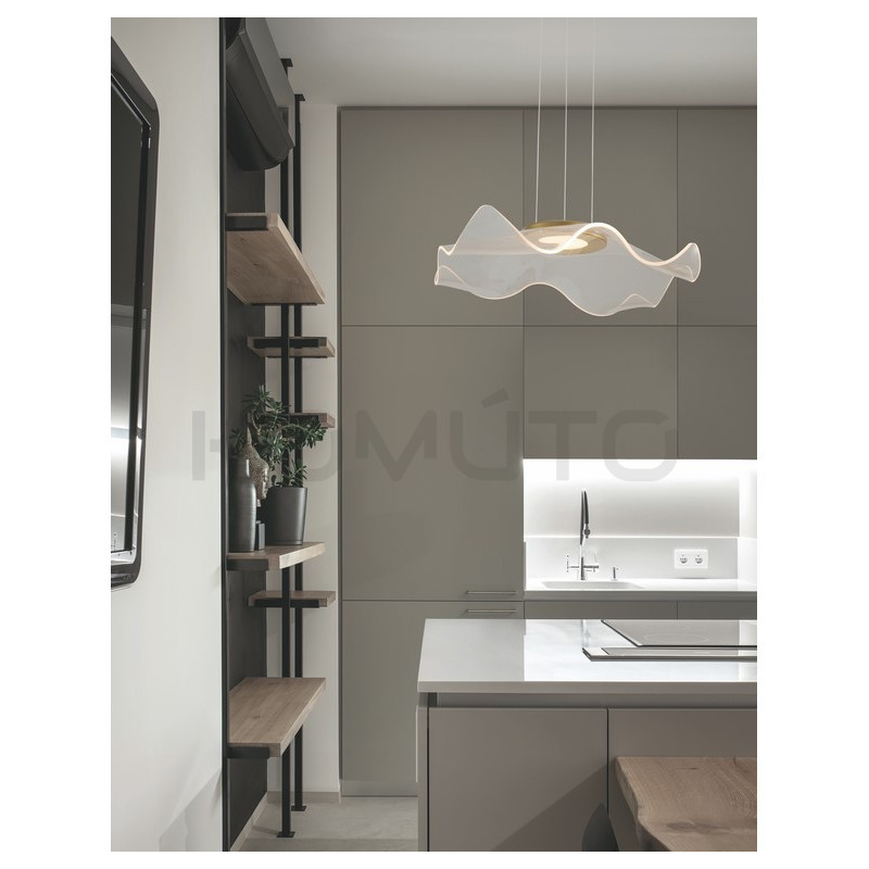 Lampa wisząca Blowin 50 delikatna nowoczesna nad stół LED Lampa wisząca Blowin 50 delikatna nowoczesna nad stół LED