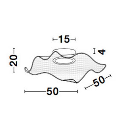 Plafon Blowin LED nowoczesna lampa sufitowa do salonu kuchni Plafon Blowin LED nowoczesna lampa sufitowa do salonu kuchni