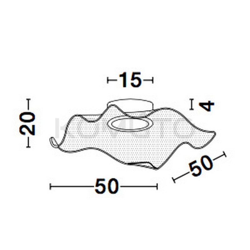 Plafon Blowin LED nowoczesna lampa sufitowa do salonu kuchni Plafon Blowin LED nowoczesna lampa sufitowa do salonu kuchni