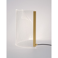 Lampa stołowa Blowin transparentna delikatna art wow LED