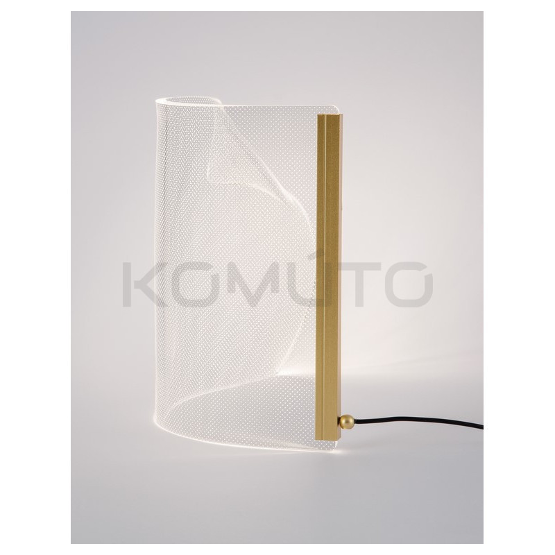 Lampa stołowa Blowin transparentna delikatna art wow LED