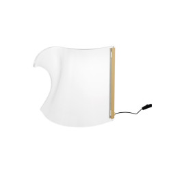 Lampa stołowa Blowin transparentna delikatna art wow LED