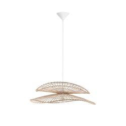 Lampa wisząca Samba 60 bambus rattan