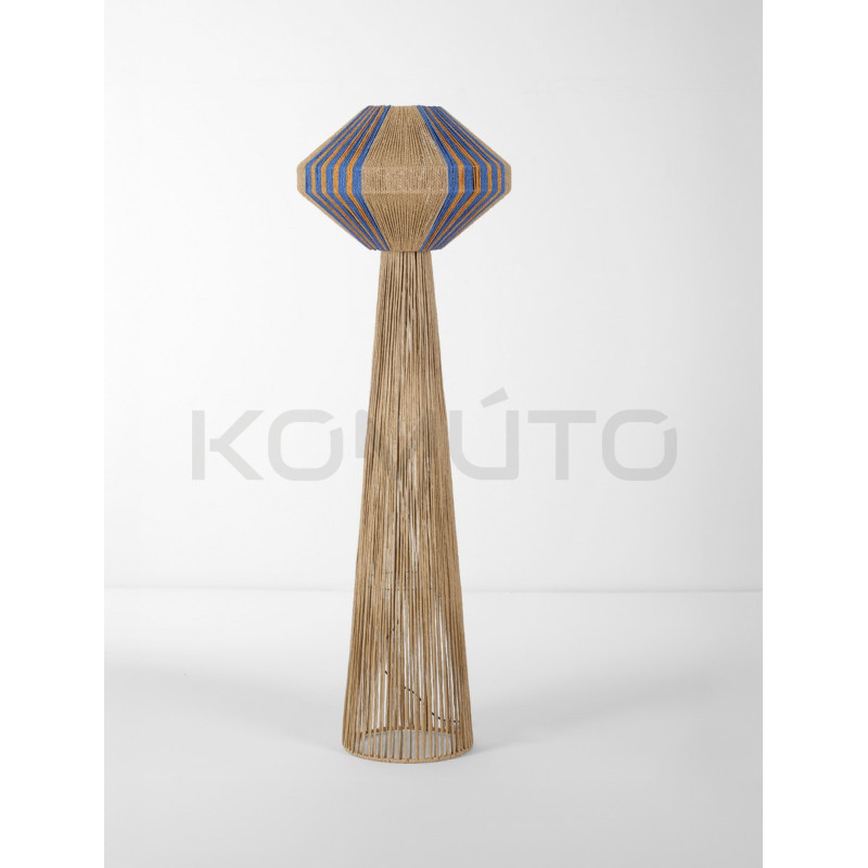 Lampa podłogowa Rope 152 sznurek naturalny niebieski Lampa podłogowa Rope 152 sznurek naturalny niebieski