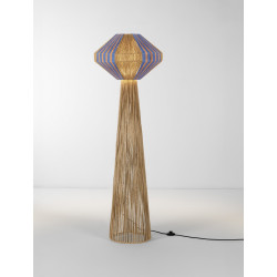 Lampa podłogowa Rope 152 sznurek naturalny niebieski Lampa podłogowa Rope 152 sznurek naturalny niebieski