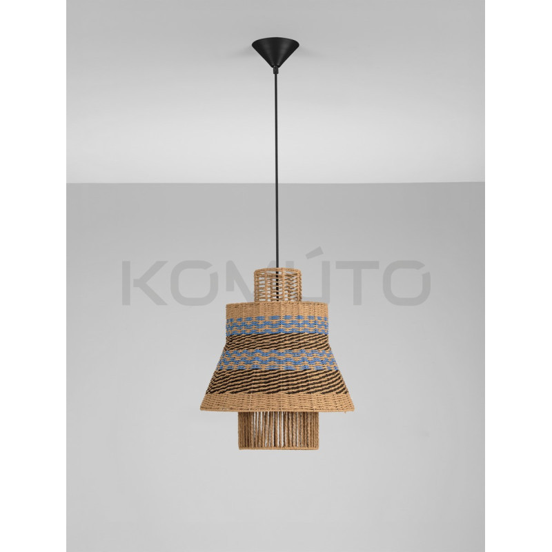 Lampa wisząca String nastrojowa lampa ze sznurka w stylu boho