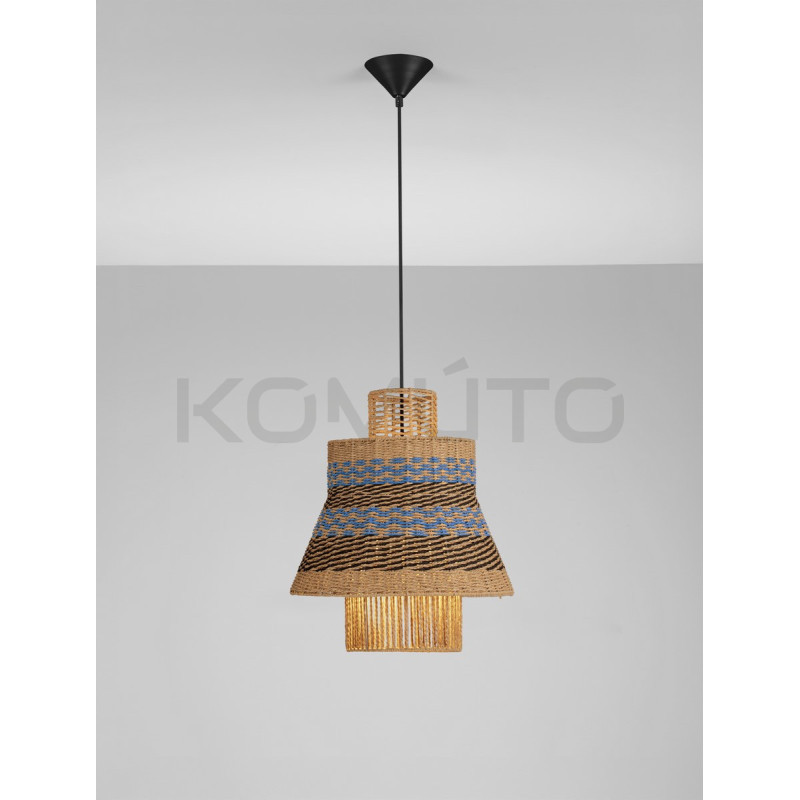 Lampa wisząca String nastrojowa lampa ze sznurka w stylu boho