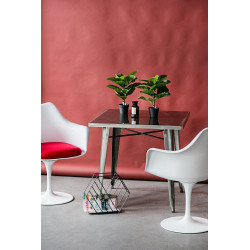 Metalowy Stół Paris Inspirowany Tolix czarny