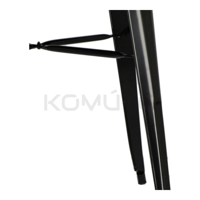 Metalowy Stół Paris Inspirowany Tolix czarny