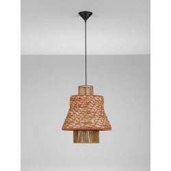 Lampa boho ze sznurka i hiacyntu String 40