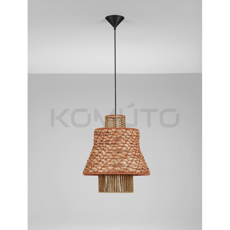 Lampa boho ze sznurka i hiacyntu String 40
