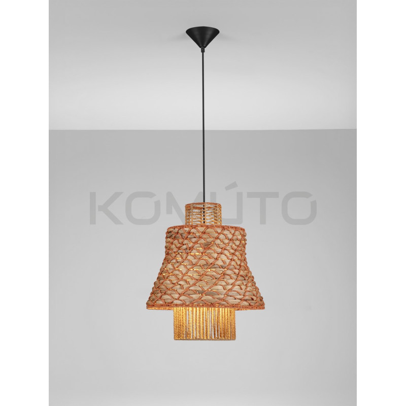 Lampa boho ze sznurka i hiacyntu String 40