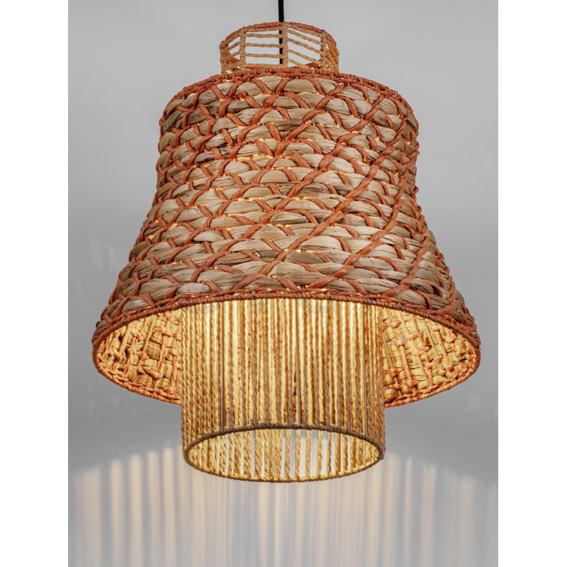 Lampa boho ze sznurka i hiacyntu String 40