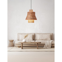 Lampa boho ze sznurka i hiacyntu String 40