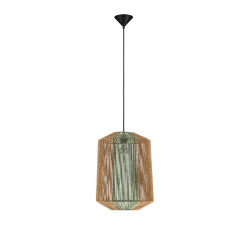 Naturalna lampa wisząca Miron 38 sznurek naturalny