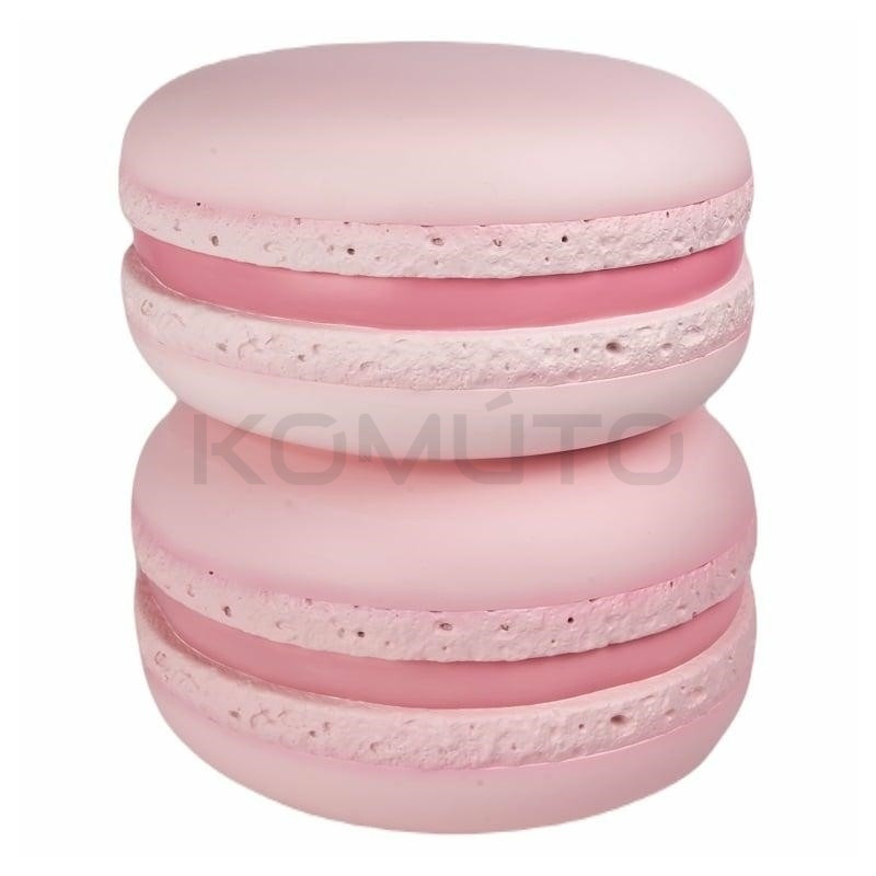 Słodki Stolik MACARON różowy dwa różowe makaroniki