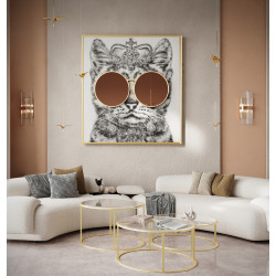 Lampa wisząca glamour GAVI A złota