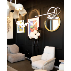 Lampa stojąca rzeźba Człowiek Human czarna | Lampa podłogowa Lampa stojąca rzeźba Człowiek Human czarna | Lampa podłogowa