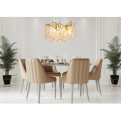 Lampa wisząca glamour RIVIERA 80 jemioła złota Lampa wisząca glamour RIVIERA 80 jemioła złota