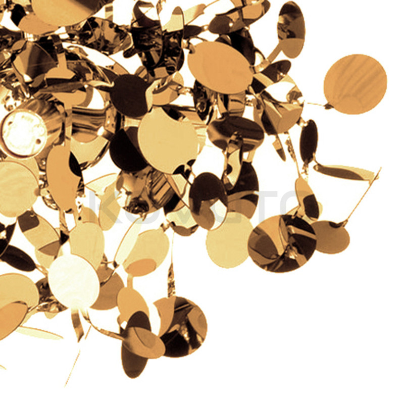 Lampa Wisząca Glamour MONETTI MONETE 40 złota nowoczesna Lampa Wisząca Glamour MONETTI MONETE 40 złota nowoczesna