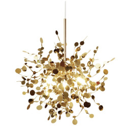 Lampa Wisząca Glamour MONETTI MONETE 40 złota nowoczesna Lampa Wisząca Glamour MONETTI MONETE 40 złota nowoczesna