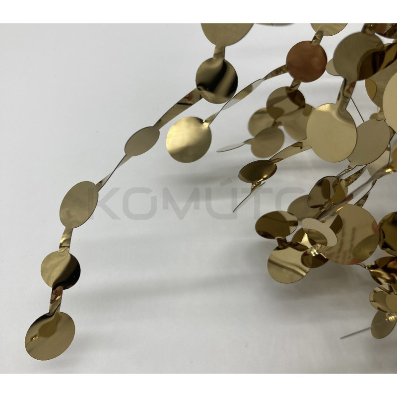 Lampa Wisząca Glamour MONETTI MONETE 40 złota nowoczesna Lampa Wisząca Glamour MONETTI MONETE 40 złota nowoczesna