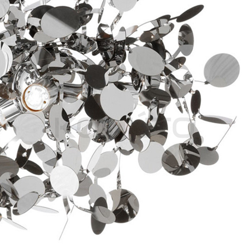 LAMPA WISZĄCA MONETTI MONETE 40 SREBRNA monety cekiny chrom LAMPA WISZĄCA MONETTI MONETE 40 SREBRNA monety cekiny chrom