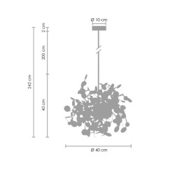 LAMPA WISZĄCA MONETTI MONETE 40 SREBRNA monety cekiny chrom LAMPA WISZĄCA MONETTI MONETE 40 SREBRNA monety cekiny chrom