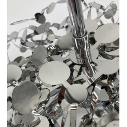 LAMPA WISZĄCA MONETTI MONETE 40 SREBRNA monety cekiny chrom LAMPA WISZĄCA MONETTI MONETE 40 SREBRNA monety cekiny chrom