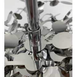 LAMPA WISZĄCA MONETTI MONETE 40 SREBRNA monety cekiny chrom LAMPA WISZĄCA MONETTI MONETE 40 SREBRNA monety cekiny chrom