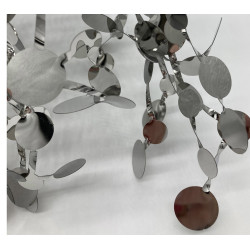 LAMPA WISZĄCA MONETTI MONETE 40 SREBRNA monety cekiny chrom LAMPA WISZĄCA MONETTI MONETE 40 SREBRNA monety cekiny chrom