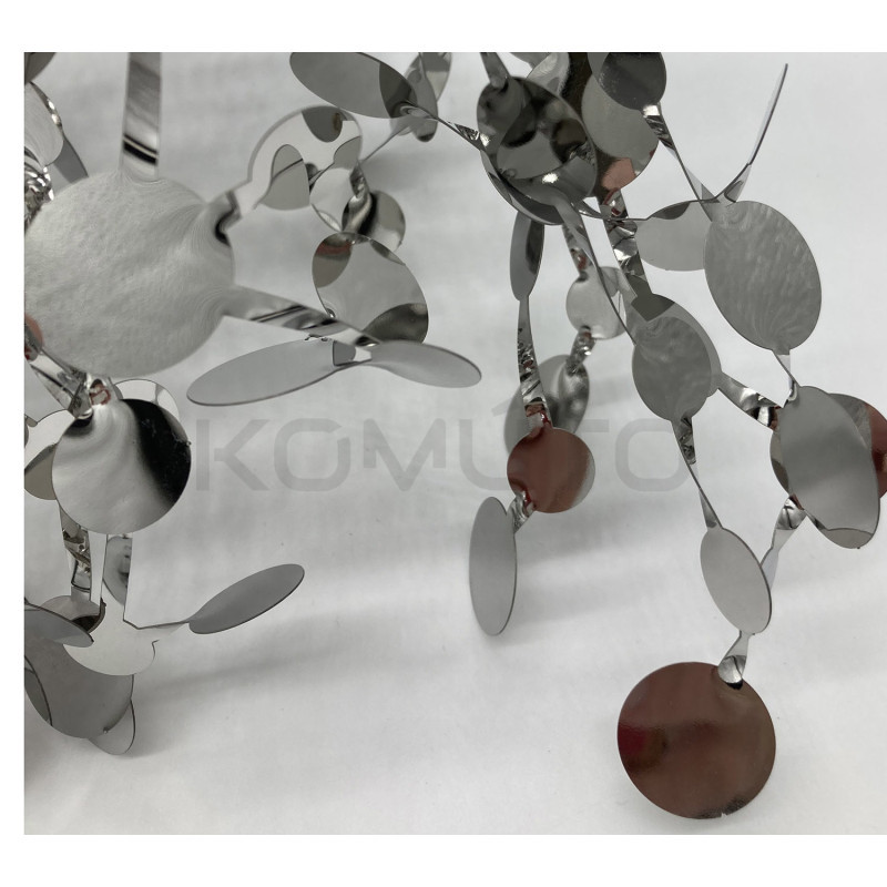 LAMPA WISZĄCA MONETTI MONETE 40 SREBRNA monety cekiny chrom LAMPA WISZĄCA MONETTI MONETE 40 SREBRNA monety cekiny chrom