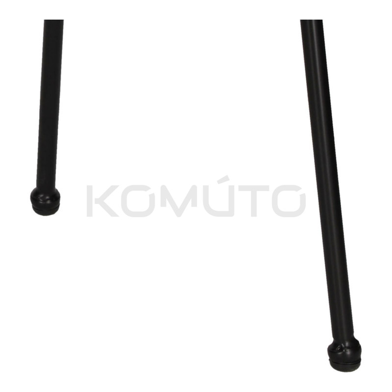 Plecione Krzesło naturalne Nature czarne nogi na balkon taras 