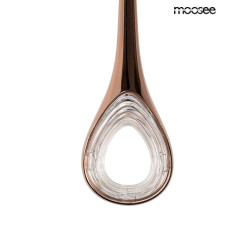 Pionowa Lampa wisząca VUELO miedziana łezka kropla błyszcząca Pionowa Lampa wisząca VUELO miedziana łezka kropla błyszcząca