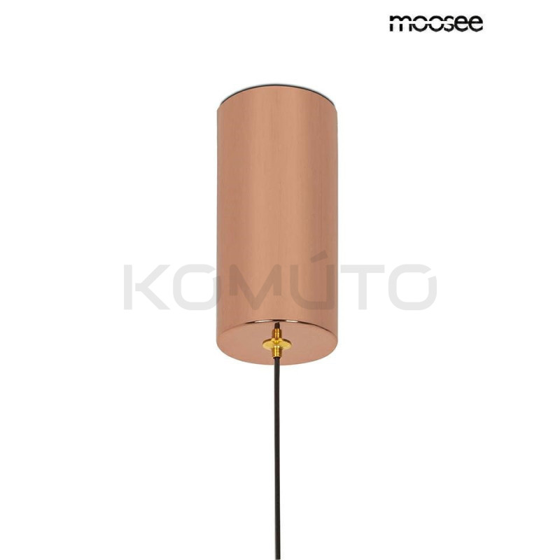 Pionowa Lampa wisząca VUELO miedziana łezka kropla błyszcząca Pionowa Lampa wisząca VUELO miedziana łezka kropla błyszcząca