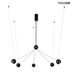 Lampa wisząca czarna OCTO 5