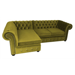 Narożnik Chesterfield rozkładany z pojemnikiem Normal Relax 160x260