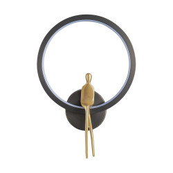 Kinkiet AMICI RING LED czarny 27