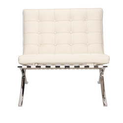 Fotel BA Inspirowany Projektem Barcelona skóra naturalna Fotel BA Inspirowany Projektem Barcelona skóra naturalna