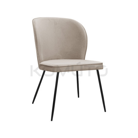 Krzesło glamour Neve Ideal Black | Komuto.pl