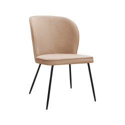 Krzesło glamour Neve Ideal Black | Komuto.pl