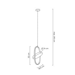 Lampa wisząca SPINNER 19