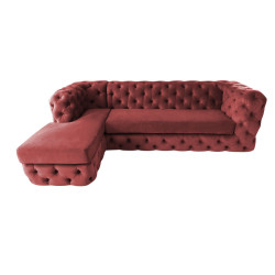 Narożnik Chesterfield Lunar 190x260 cm | Komuto.pl