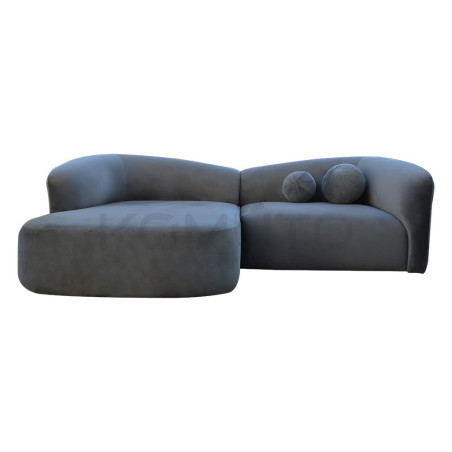 Narożnik Fala – Dekoracyjny narożnik z falistym oparciem