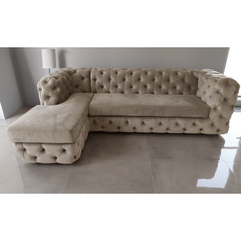 Narożnik Chesterfield Lunar 190x260 cm | Komuto.pl